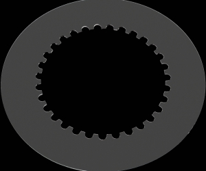 10x10 300dpi Zahnrad Schwarzer Hintergrund